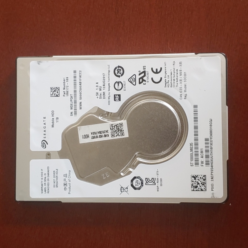 SEAGATE 1TB Mobile HDD